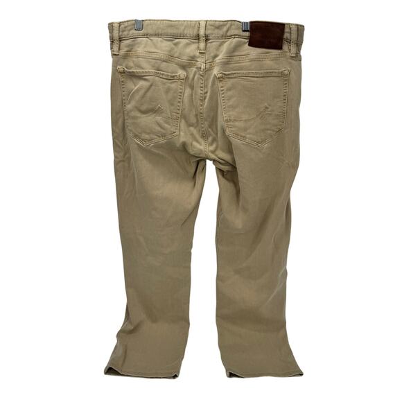 34 Heritage Jeans Mens 34 (35x29 ACTUAL) Courage Mid Rise Light Tan Denim HEMMED - Picture 3 of 12